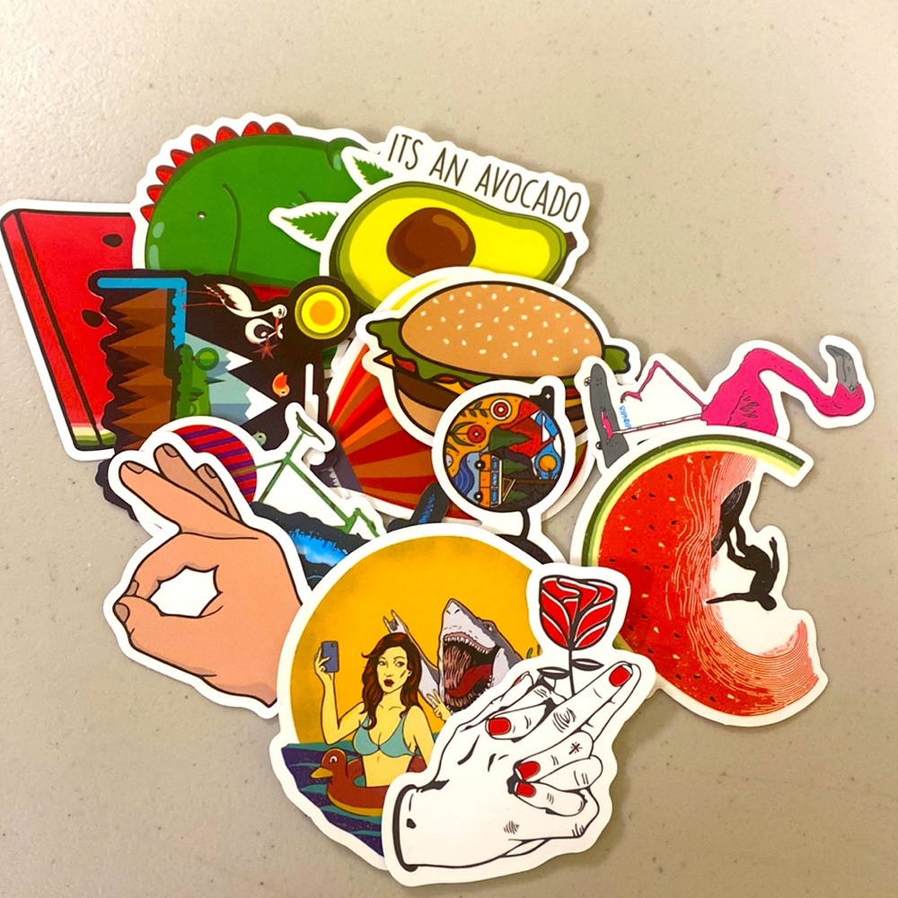 Packet of miscellaneous Stickers 15 total